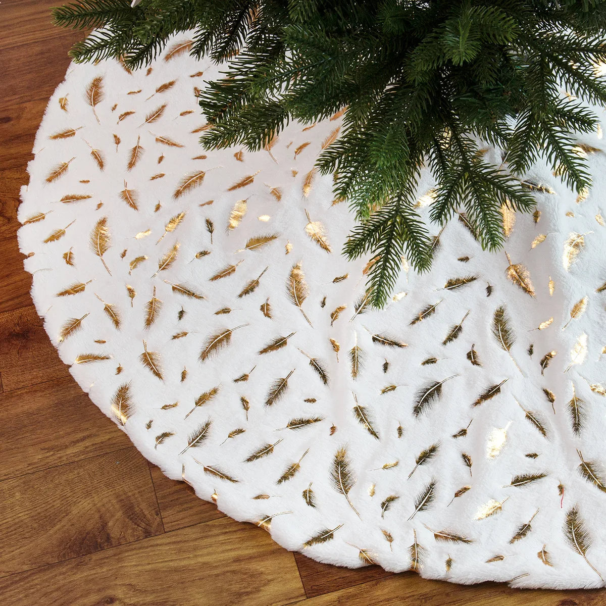 Falda de terciopelo para árbol de Navidad